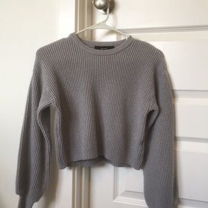 cropped sweater
